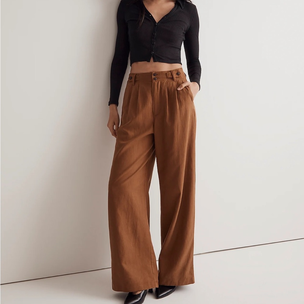 Madewell The Harlow wide-leg pant size NWOT - Picture 3 of 9